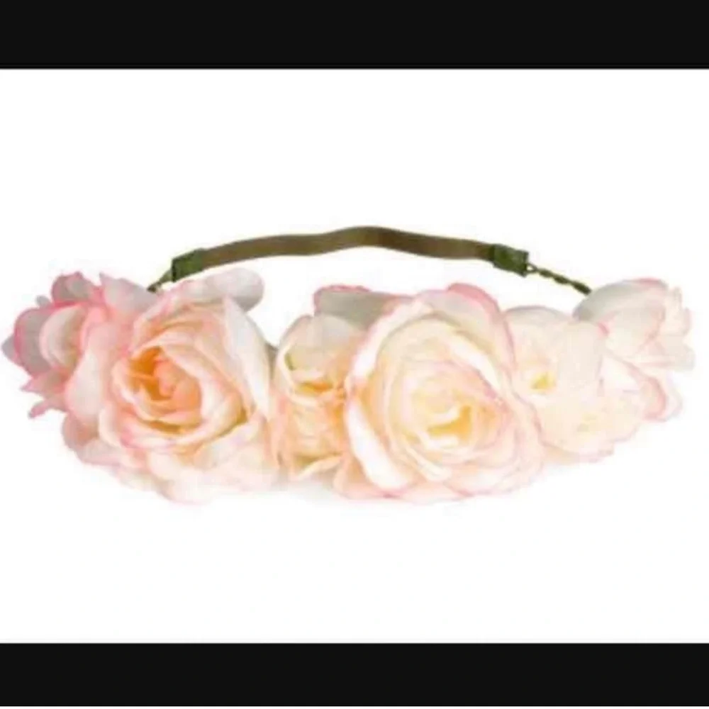3 New H&M flower crown headband bundle floral crown festival